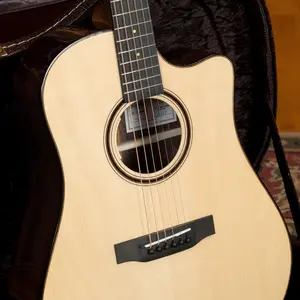 Bedell Limited Edition Adirondack/Figured Indian Rosewood Dreadnought Cutaway Acoustic Guitar #4014