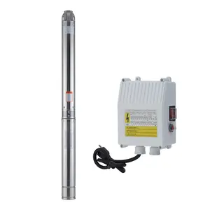 GARVEE Submersible Pump Deep Well Pump - Stainless Steel 3HP, 220V, 36GPM Flow, 510ft Head, and 33ft Cord.