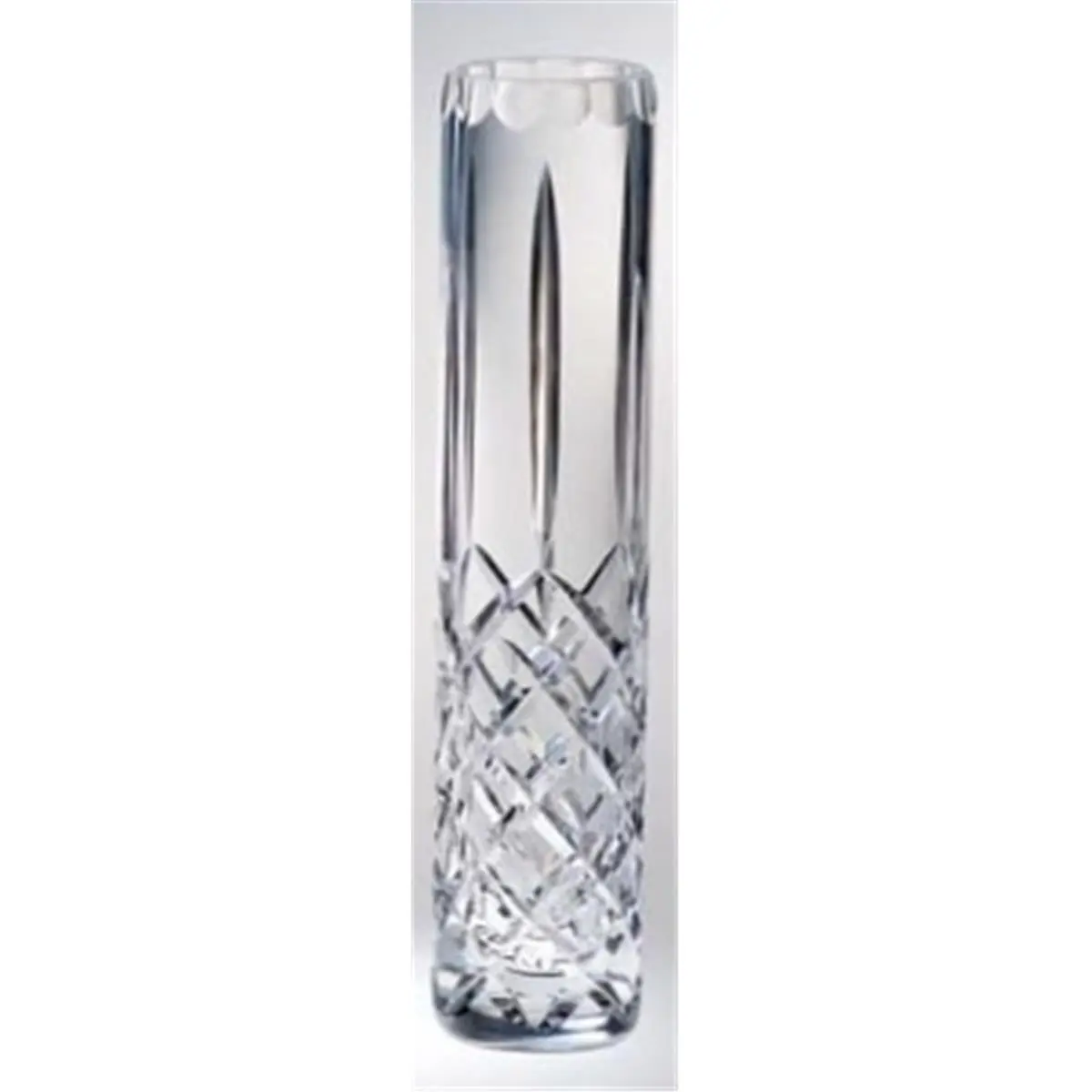 212 MAIN 8 in. Mouth-Blown Classic Crystal Bud Vase, Hand-Cut Sparkle Home Decor Accessory for Home Styling, Ideal Gift Item, Crystals