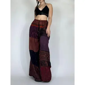 Robin Pants - Flowy Bottoms with Patchwork Design, Comfortable Fit, Suitable for Women, Ideal for Casual Wear