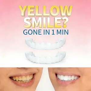 【Disguise Missing Flaws Quick】Snap-On Cosmetic Smile Cover Conceal Lost Tooth Fallen Tooth Flaws Visual Enhancer Non-Medical Oral Beauty Tool Best Gift Confident Wear Accessory