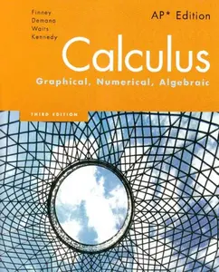USED-Calculus: Graphical, Numerical, Algebraic, 3rd Edition by Ross L. Finney (Hardcover)