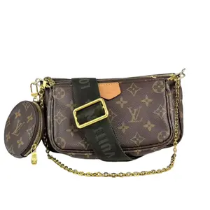 Pre-owned Louis Vuitton Leather Crossbody Bags Monogram Canvas Multi Pochette Shoulder Bag Crossbody