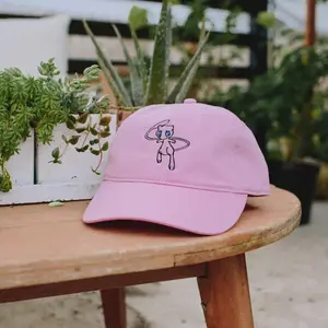 Mew Anime Embroidered Hat Y2K Classic Dad Hat, Funny Vintage Baseball Cap, Casual Style, Classic Styles, Never Go Out of Fashion