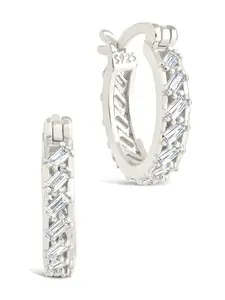 Sterling Silver Norabelle Micro Hoops