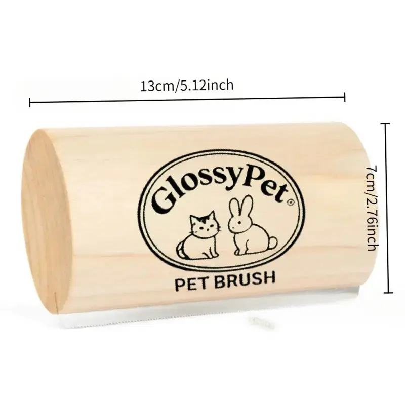 Dog Fur Grooming Brush - 5in Long, 4oz Weight, Painless Groomer Tool for Short/Long Haired Breeds, Reduces Shedding, Cuts Grooming Trip Costs, Groomer Tools, Less Home Shedding