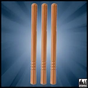 Set of 3 Billy Clubs For WWE & AEW Wrestling Action Figures