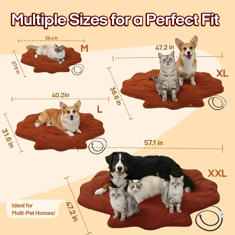 Product Introduction of Vagascape Heated Pet Pad for Dogs & Cats – 7-Layer Safety Design, Auto Overheat Protection, Chew-Resistant Cord, Waterproof & Machine Washable, Ideal for Indoor & Outdoor Use 14