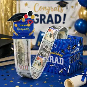 Graduation Party Supplies, Graduation Memorial Theme Series Money Box Gift Box, Graduation Favor Box, Surprise Gift for Daughter Son, Special Event Exclusive