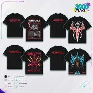 [COLLECTION] 4 Design Ultrakill Graphic T Shirt Sweatshirt Hoodie for Men Women, Gildan Heavy Cotton Retro Gaming Tee, Streetwear Casual Oversized Outfit Y2K Fashion Style