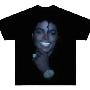 2026 New Michael Jackson Men's Off The Wall Slim-fit T-Shirt Black | Officially Licensed Merchandise TCN