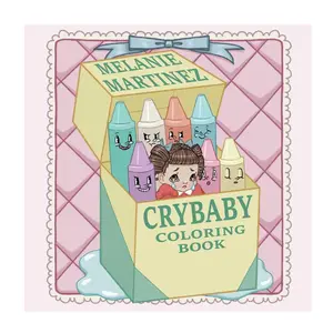 Cry Baby Coloring Book – Cute & Emotional Art Coloring Pages - Paperback