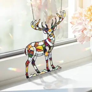 Deer Hunting Custom Shape Star/Broken Glass Hologram Ornament – Deer Hunting Hologram Ornament, Deer Hunting Ornament, Hunting Hologram Ornament