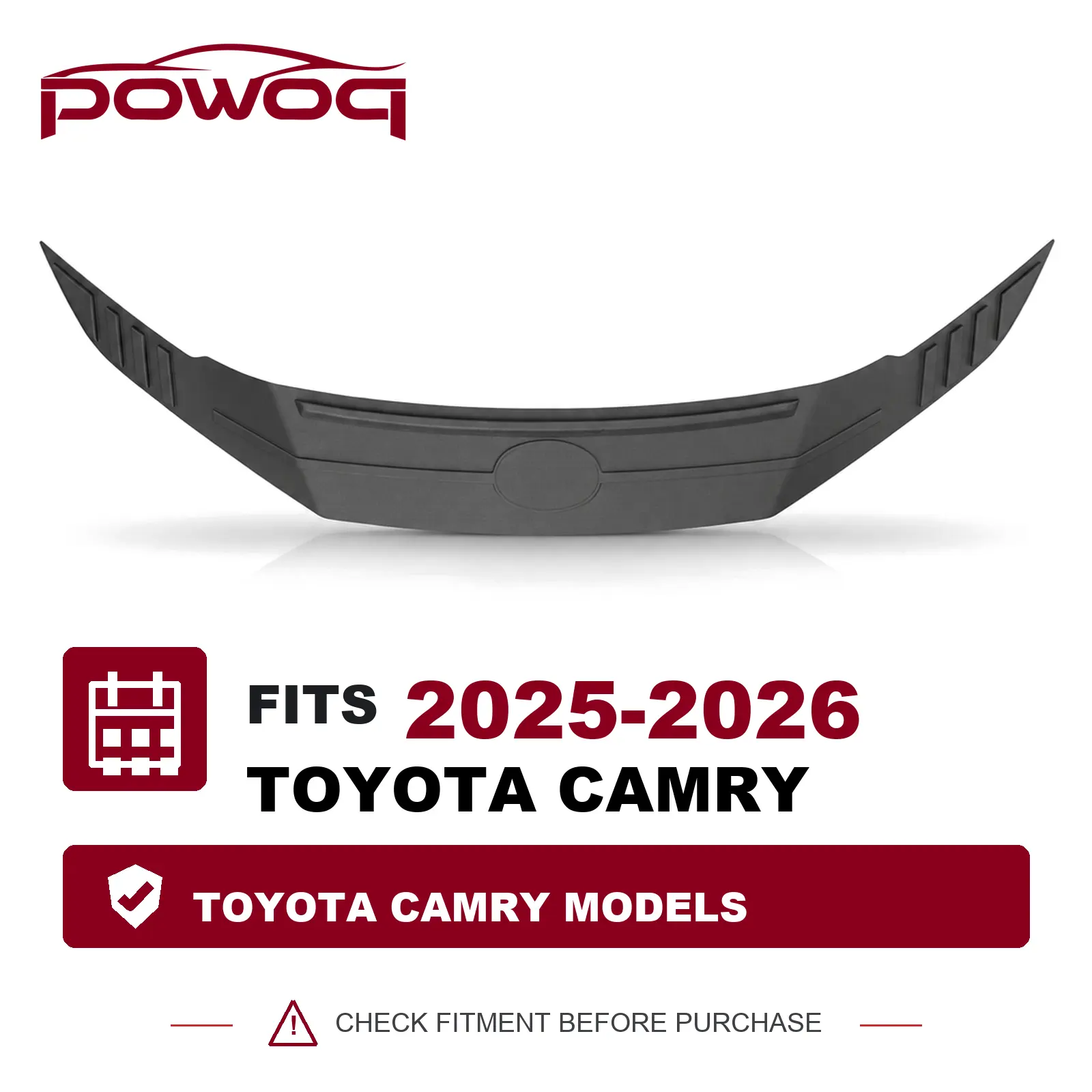 [Fits 25-26 Camry] Hood Protector Compatible with 2025 2026 Toyota Camry Deflector Upgraded TPE Shield Hood Deflector Replacement for 2025 2026 Toyota Camry Accessories