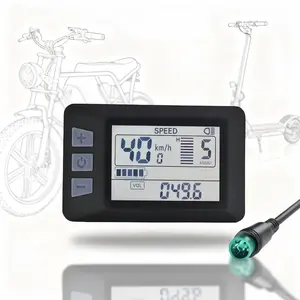 P3h 5pin Waterproof Wired LCD Display, Uart 2 Protocol Compatible, Suitable for Electric Bicycles and Scooters, Durable Design, Bike Accessories, Bike Parts