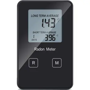 Radon Detector, Portable Radon Tester, Long and Short Term ,  by Rechargeable ,  Your  Radon Level,  Radon Exceed