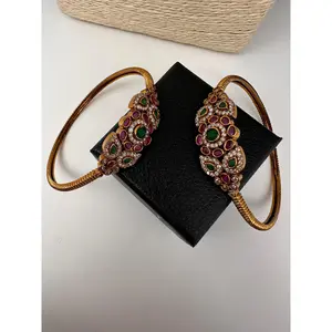 Matte CZ kankanalu Kada Bangles