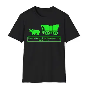 RFK Jr Oregon Trail T-Shirts, Parody Shirts, Political Humor Funny Vintage Game Humorous Anti TruuumpTees, Resist Democrat Gift