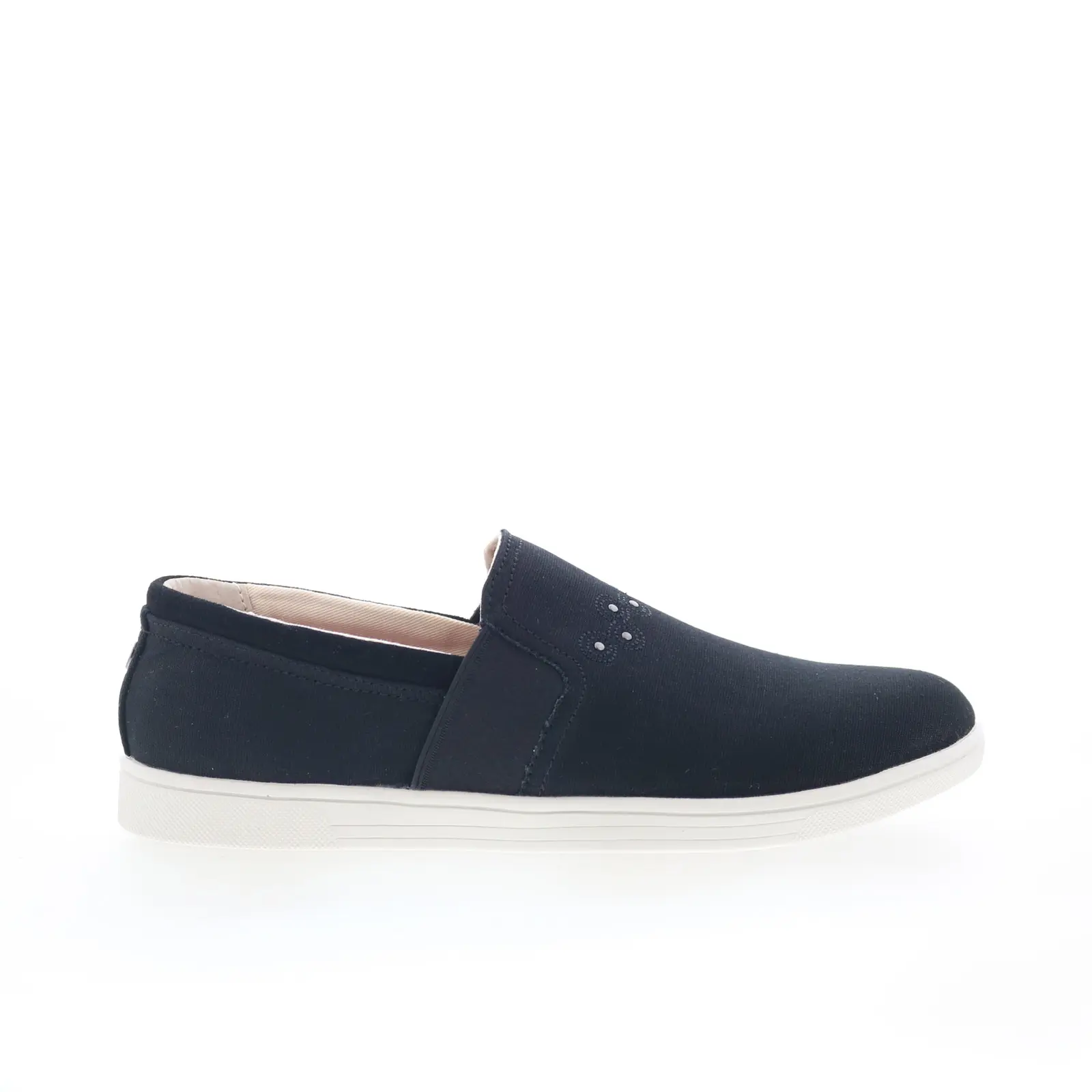 Spenco Waterfront Canvas SP1210BLK Womens Black Lifestyle Sneakers Shoes