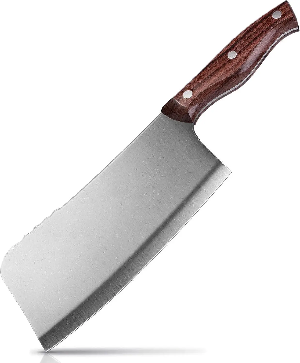 7-Inch Heavy-Duty High Carbon Steel Bone Cleaver - Ergonomic Non-Slip Handle Kitchen Knife for Home Bone Chopping, Vegetable Cutting, Kitchen Supplies
