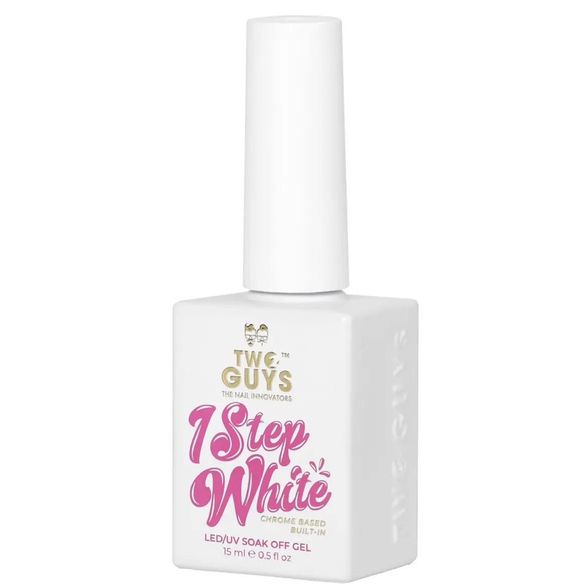 2GUYS NAIL 1STEP WHITE GEL POLISH 15ML