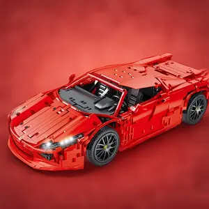 2083pcs Race Car Building Block Model Kit, Perfect Gift for Kids, Educational Toy Set, Fun Assembly Puzzle Game