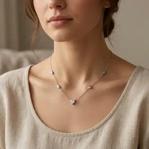 Women's Female Choker Necklace - Neutral-Style Sporty Outdoor Fashion Accessory, Tarnish-Resistant, Colorfast, Premium Luxury Piece, Perfect for Daily Wear and Gifting