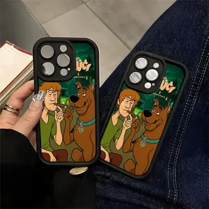 S-Scooby D00 Shaggy Hilarious Cartoon Phone Case Anime Fans & Horror Comedy Lovers for iPhone 17/16/15/14/13/12/11 ProMax Plus for Samsung phones,an excellent gift for friend or fans.