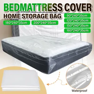 Various Size Mattress Plastic Packaging Bag Dustproof Moisture-proof Cover Moving House Protective Case Mattress Storage Cover