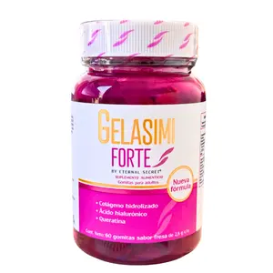 Gelasimi Forte (60 gummies)- Dietary Supplement- Unisex- 4 gummies a day Hair Growth Vitamins Fitness
