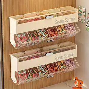 Wall Mounted Storage Box, 1 Box 2 in 1 HangingStorage Box, Multifunctional Storage Organizerfor Home Bathroom Kitchen