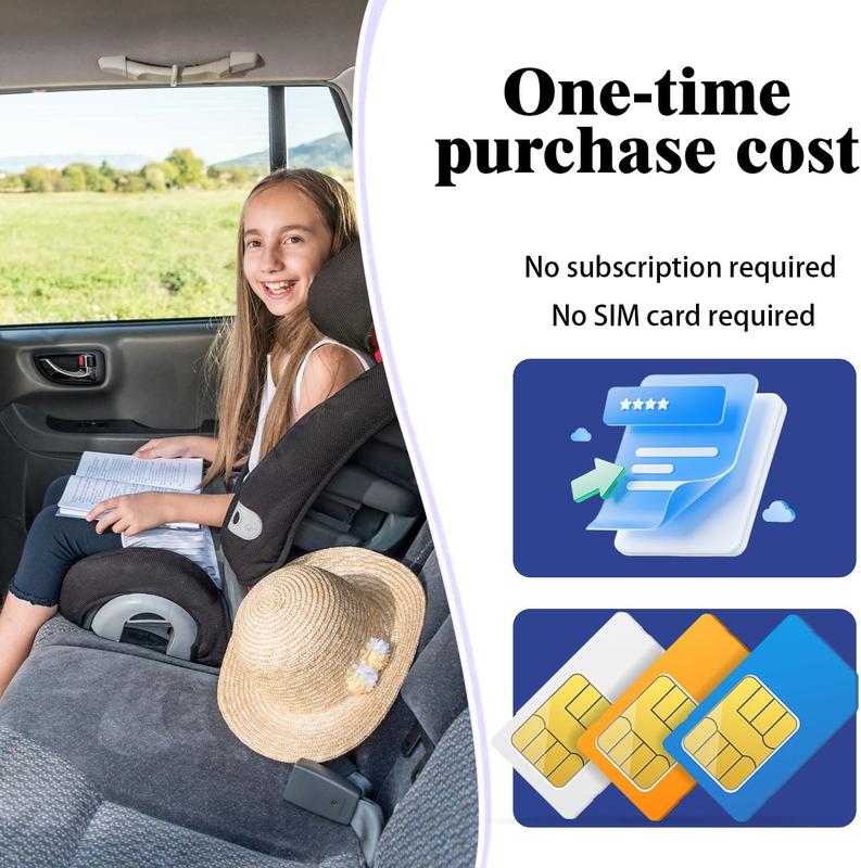 GPS Tracker for Vehicles Real-Time Mini Magnetic Car Tracker Device with Free App Hidden GPS Tracking for Cars Trucks Motorcycles Kids Pets Anti-Theft No Monthly Fee For Apple Find My & Android iOS localizador  gps