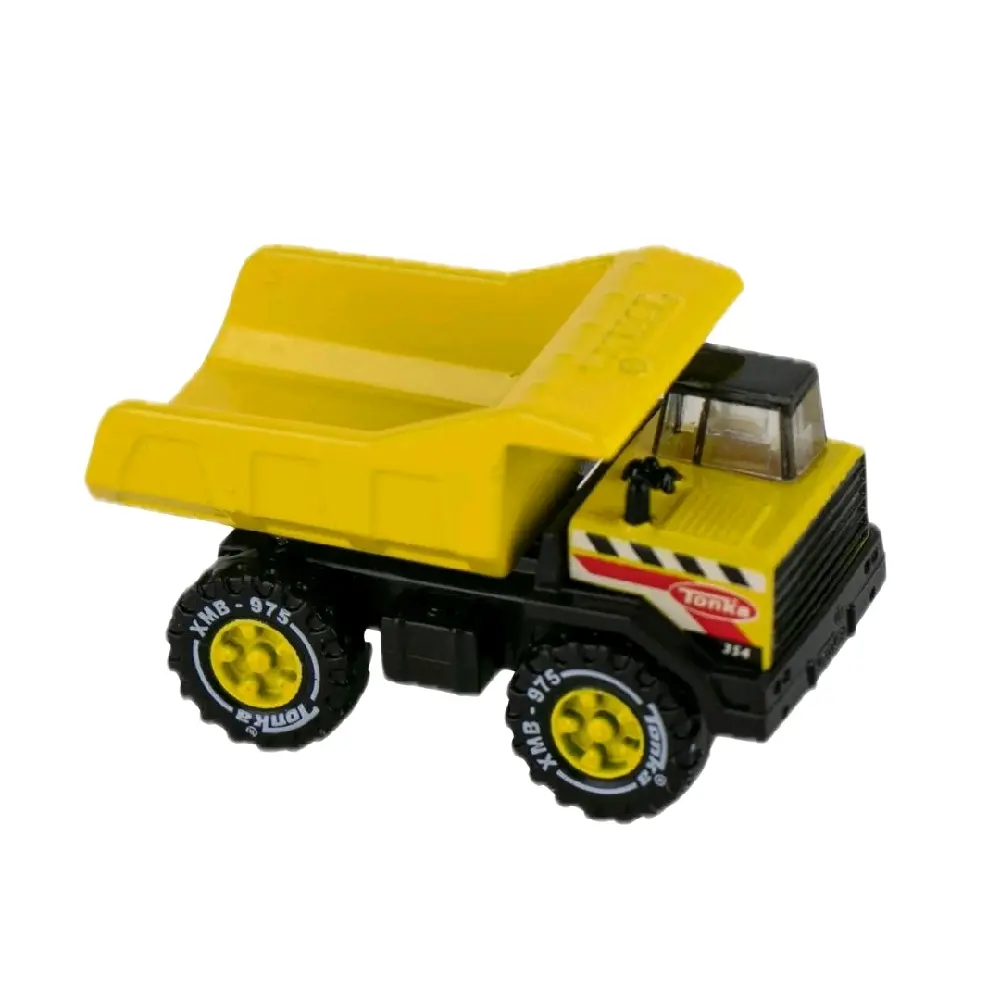 World's Smallest Tonka Mighty Diecast Car Truck - 1 Mini Vehicle, Real Metal Bed, 1.5x0.75x1.25 in, Party Favor, Stocking Stuffer