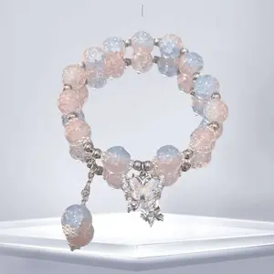 colorful bracelet with butterflies