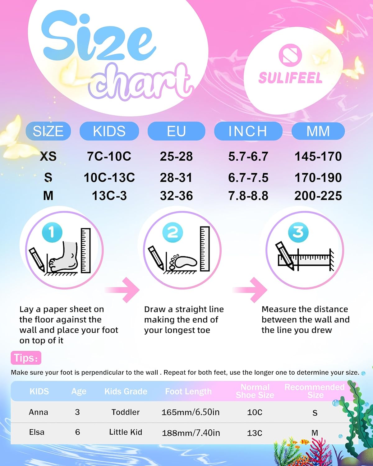SULIFEEL 4-Size Adjustable Roller Skates for Kids Boys, Light Up Flashing Wheels Design, Suitable for Ages 3-5, 5-8, 6-12, Safe Beginner Skates, Perfect Gift for Indoor Outdoor Sports