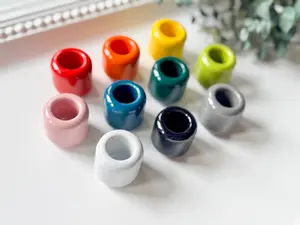 Ceramic Chime Candle Holder || Assorted Colors