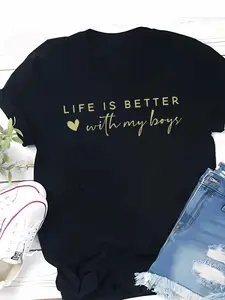 Life Will Be Better, My, Mom, Mom Shirt, Mom Life, Mother'S Day Gift Number