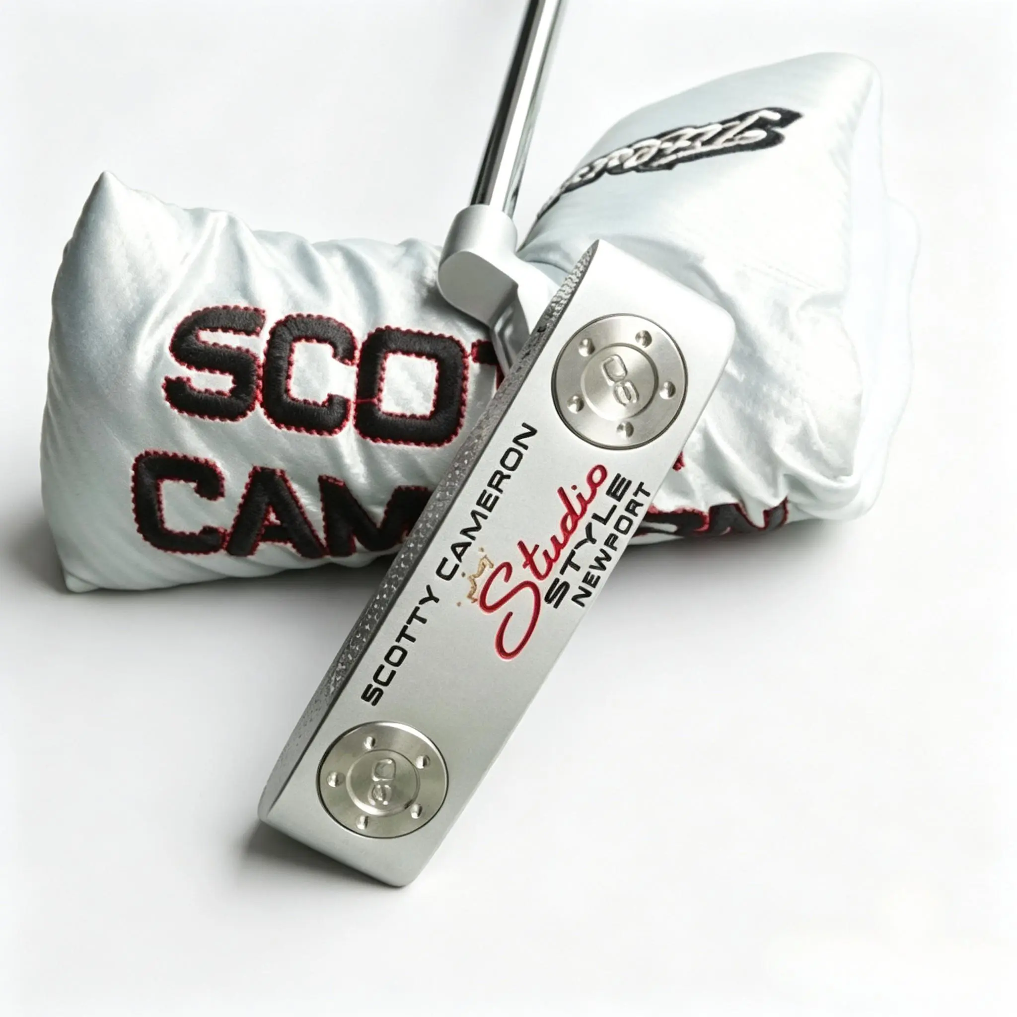 Scotty Cameron Studio Style Newport Golf Putter Classic Blade Dual Weight Milled Face Steel Shaft Right Handed With Original Headcover Tour Level Precision Men's Golf Club
