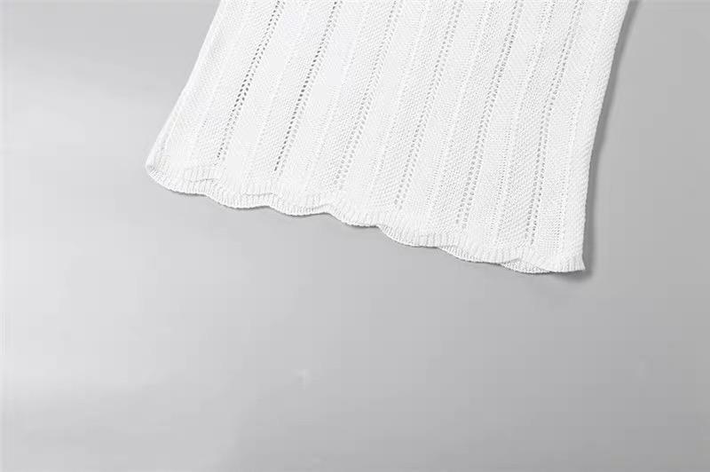 Summer Y2K Women Sweater Dresses Halter Neck Backless Knit Maxi Dress Waist Cinched Boho Beach Vacation Festival Resort Wear Casual