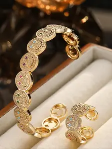 A Set of Design-inspired Lightning-themed Bracelet, Simple and Fashionable, Suitable for Daily Wear and Family Gatherings, As Well As Halloween and Christmas Gifts, Jewelry Bracelet