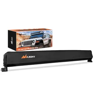 Nilight LED Light Bar Cover 42 Inches Black Nylon Protective Sleeve Universal Fit Straight and Curved Bar Waterproof Dustproof Scratch-Proof Light Cover for Driving Off Road Lights