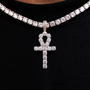 Rose Gold Ankh Cross  - Perfect Gift- (Chain Not Included)