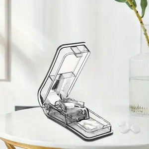 Pill Cutter Best Pill Cutter for Small Or Large Pills Design Cuts Vitamins Pill Splitter