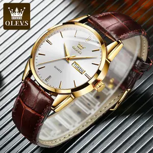 Mens Luxury Leather Watch