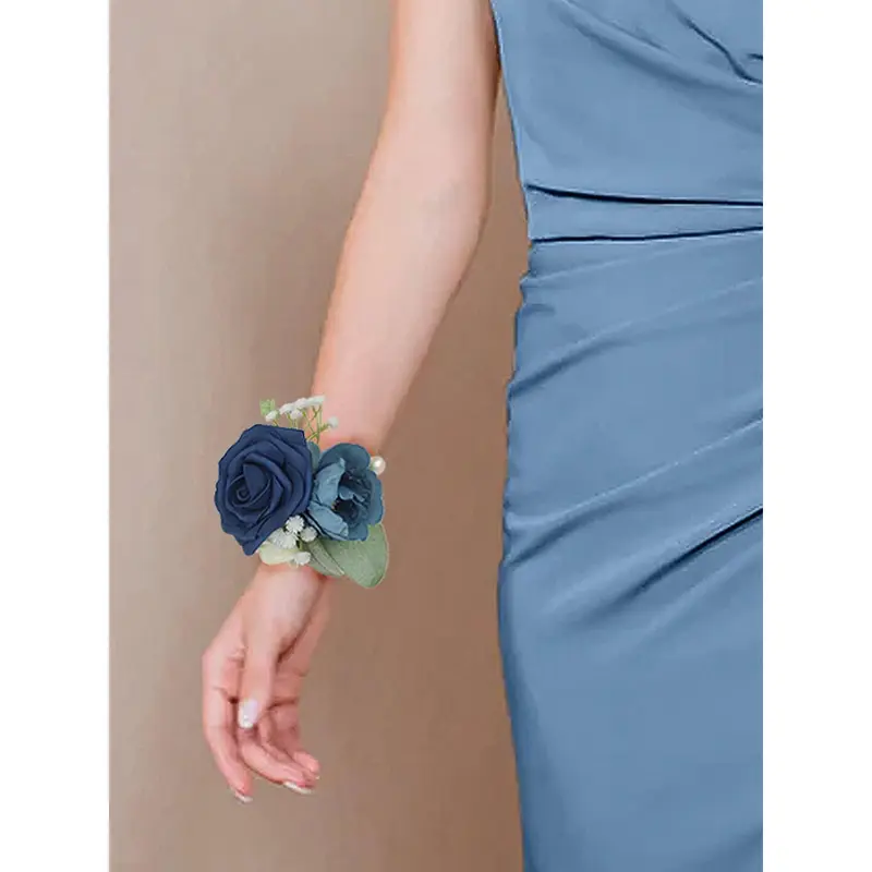 white and blue linen dress Alice 19 main image 1