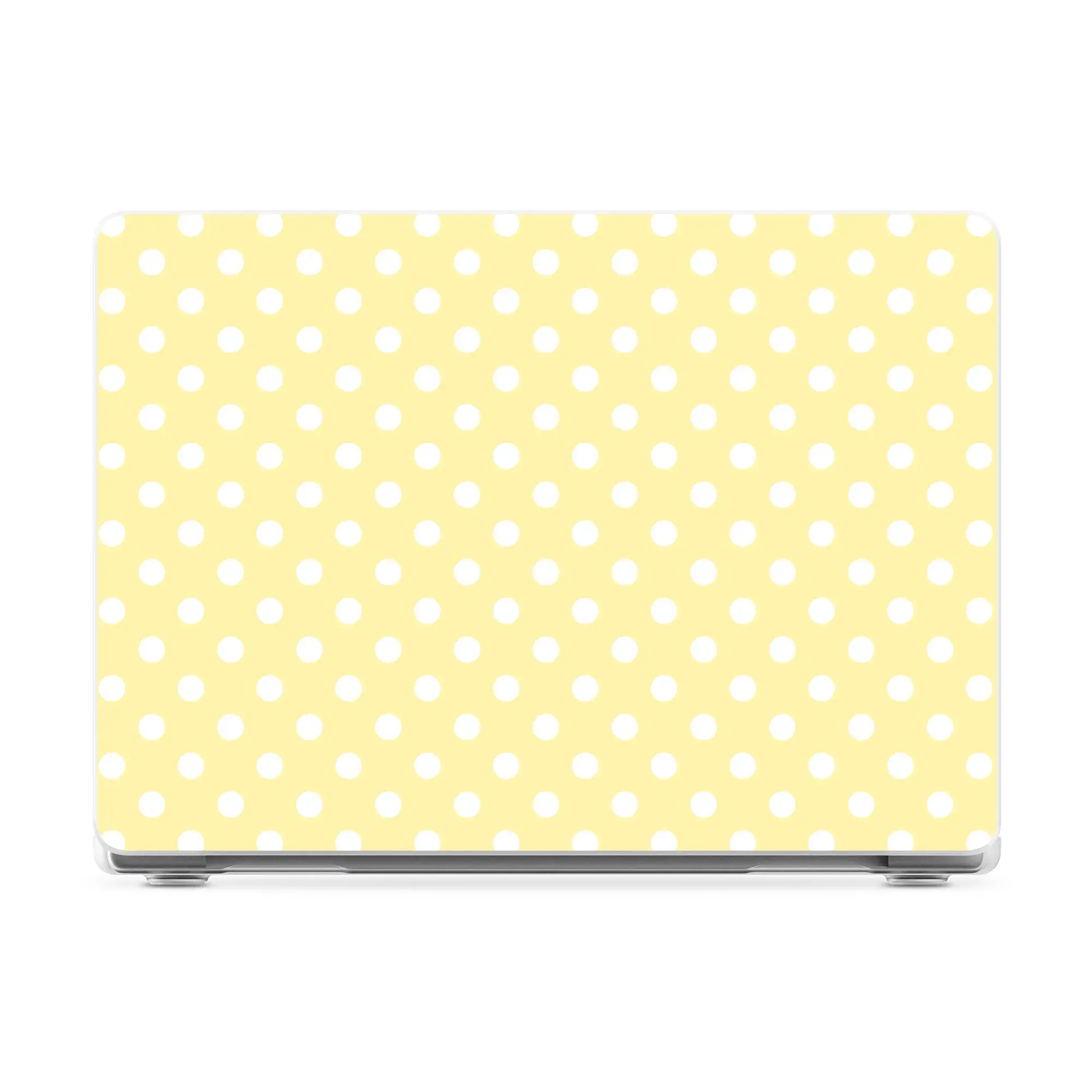 Spotted in SoHo | Yellow Polka Dot Laptop Shell