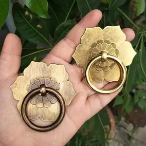 Vintage Bronze & Brass Drawer Handles, Elegant Design for Dresser & Cabinet Use, Durable Material for Everyday Functionality