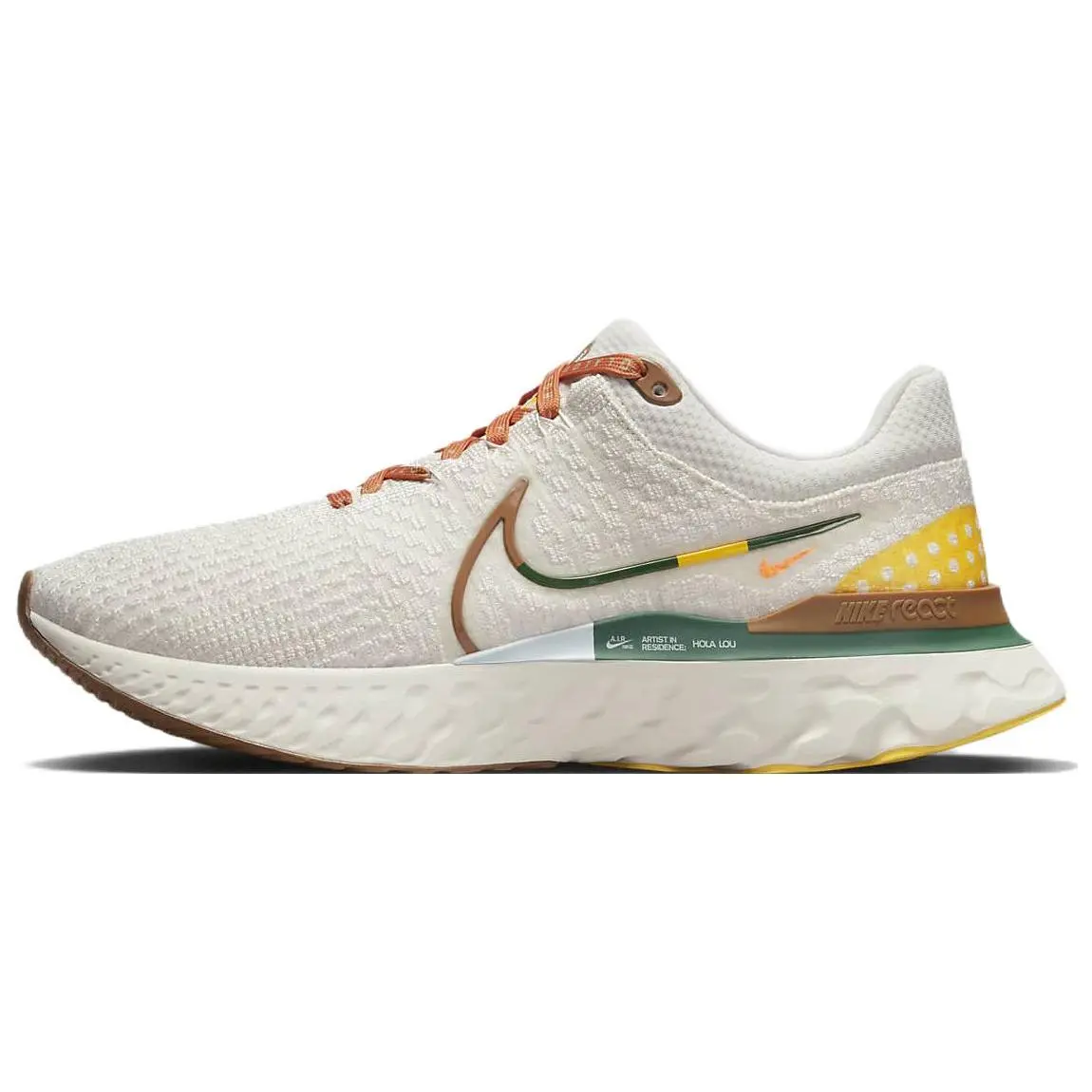 Nike Infinity Run Air Hola Lou Cushioned Durable Low Top Running Shoes Unisex DO9496-001