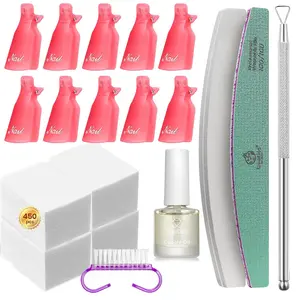 Beetles Gel Polish Remover Kit - Nail Gel Removal Tool for Soak Off Gel Polish Easy Manicure Removal for Women Girls