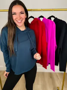 Mono B Letting the Good Times Roll Cotton Long Sleeve Hoodie Sweatshirt - 4 colors!